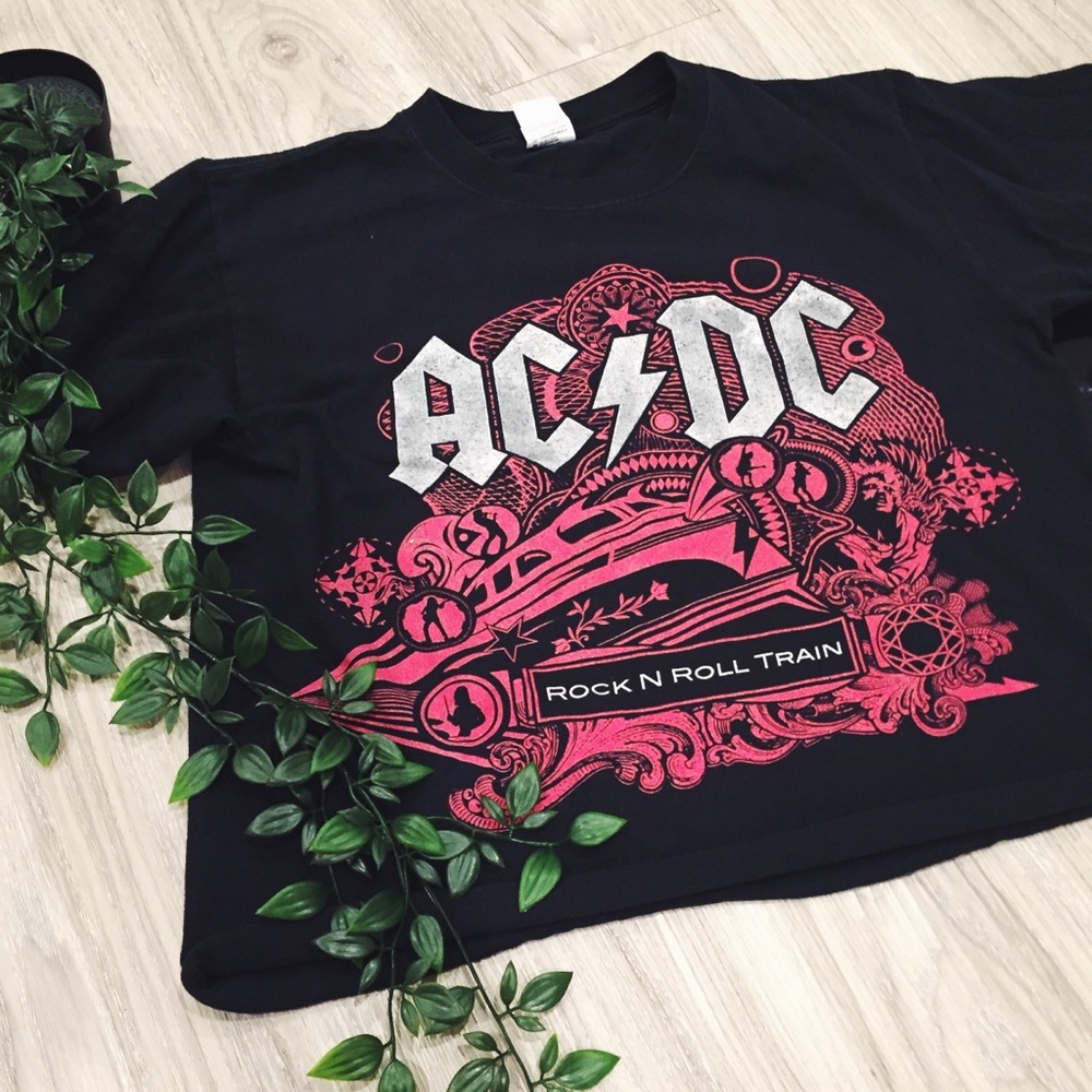 Vintage Black AC/DC Tee Shirt